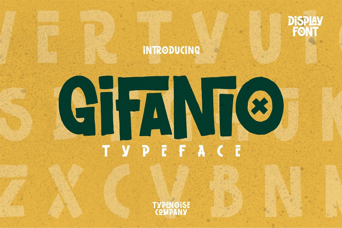 Schriftart Gifanio