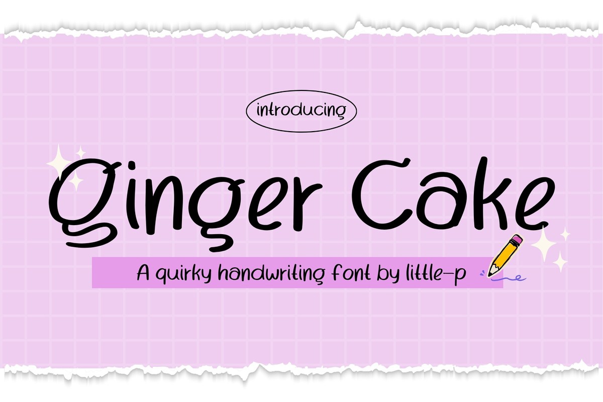 Schriftart Ginger Cake