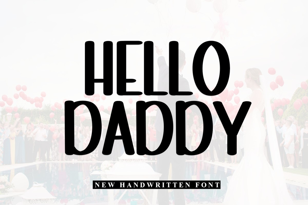 Schriftart Hello Daddy