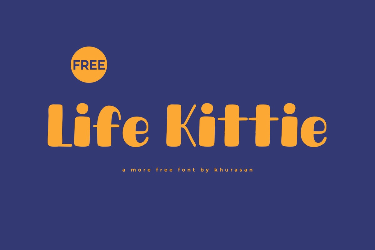 Schriftart Life Kittie