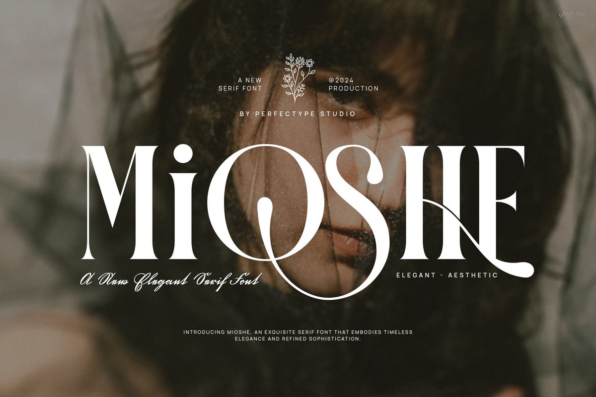 Schriftart Mioshe