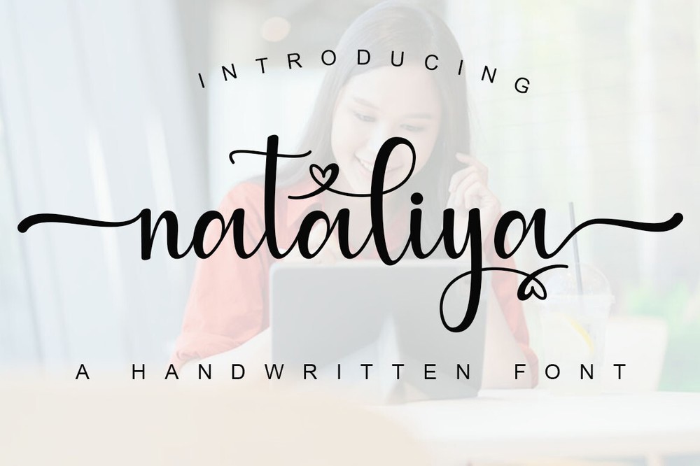 Schriftart Nataliya