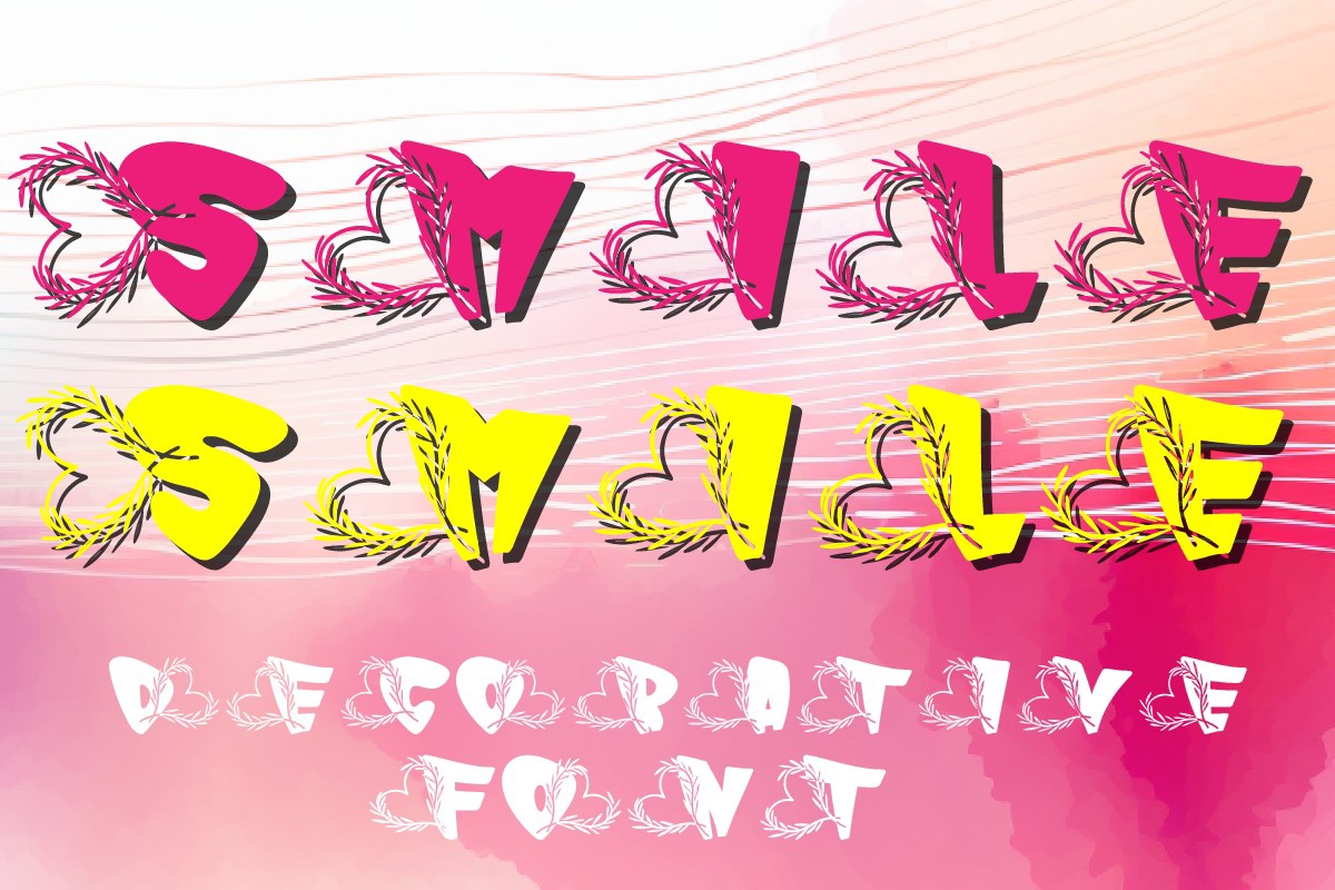 Schriftart Smile Smile