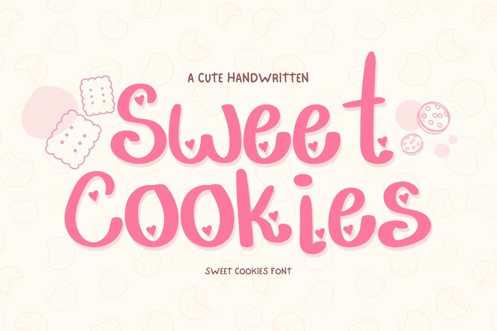 Schriftart Sweet Cookies