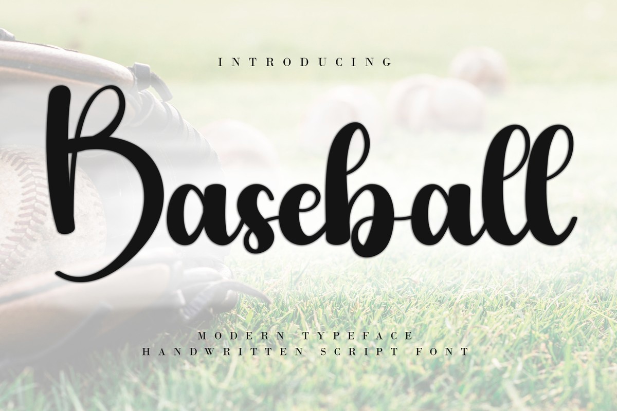 Schriftart Baseball