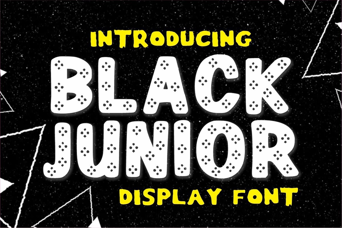 Schriftart Blackjunior