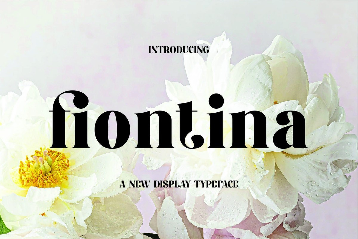 Schriftart Fiontina