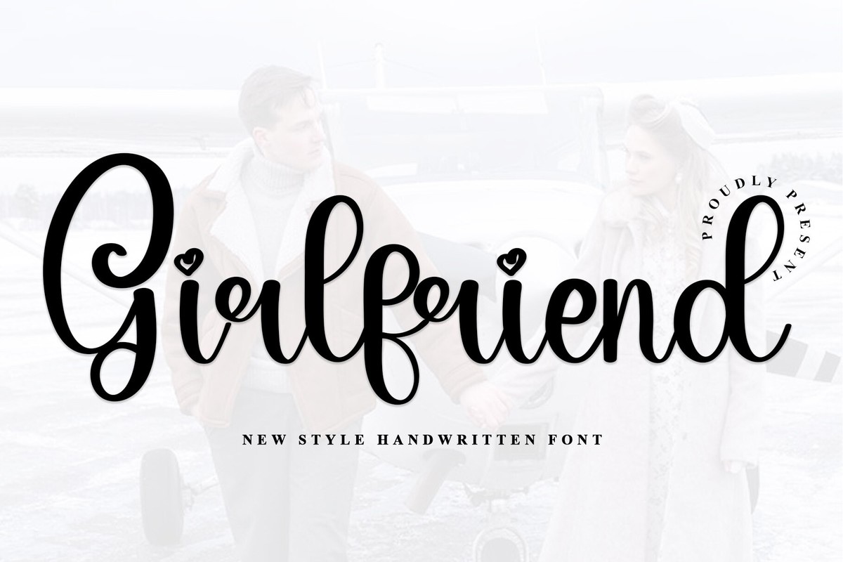 Schriftart Girlfriend