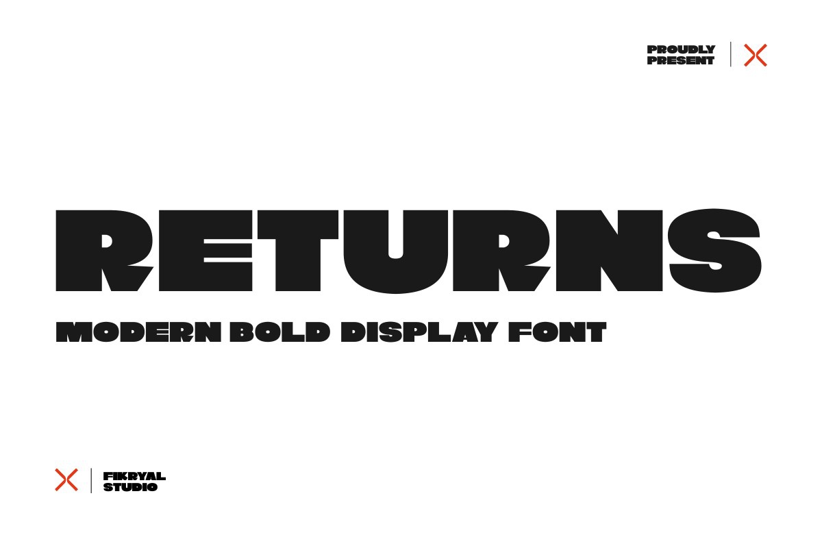 Schriftart Return