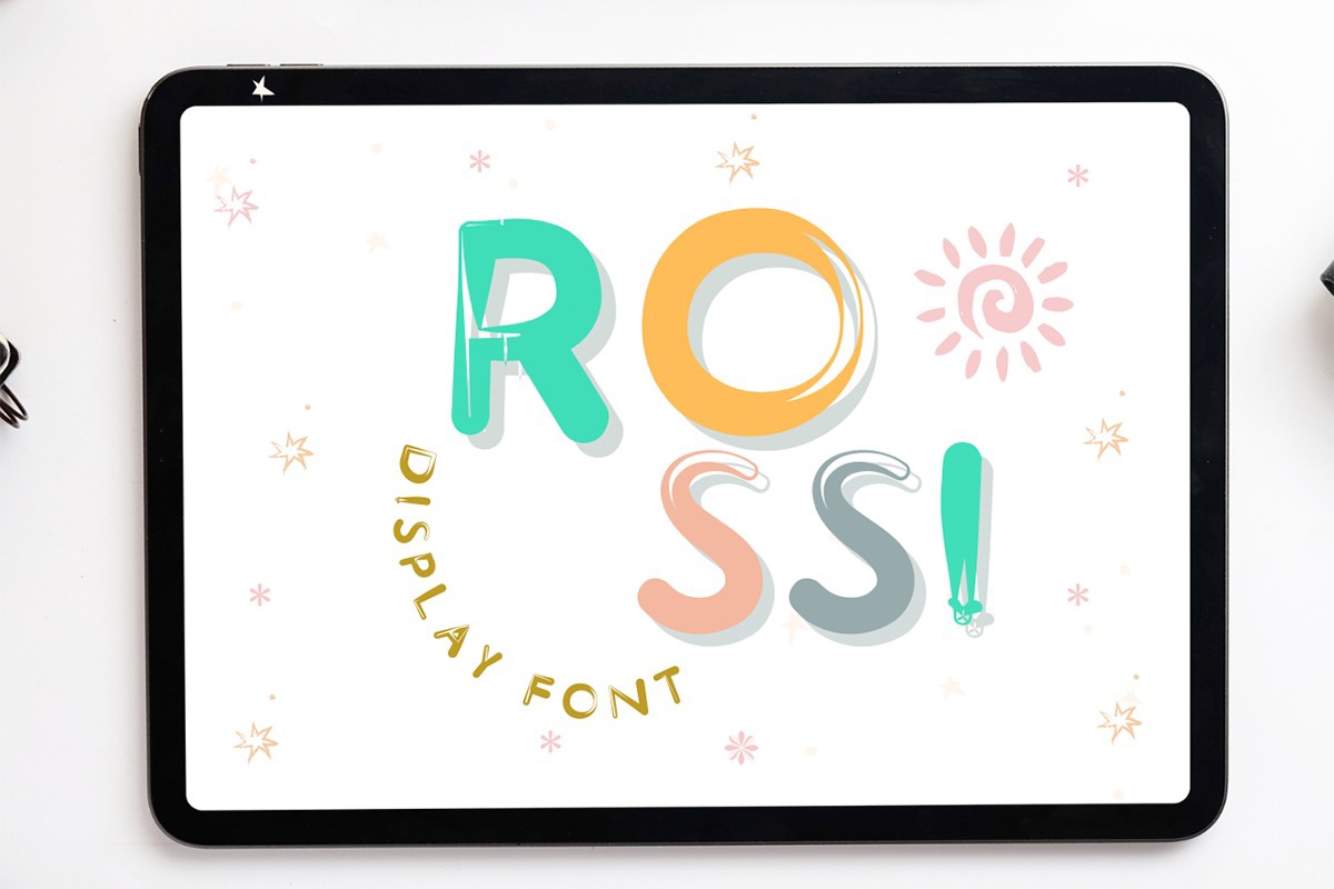 Schriftart Rossi