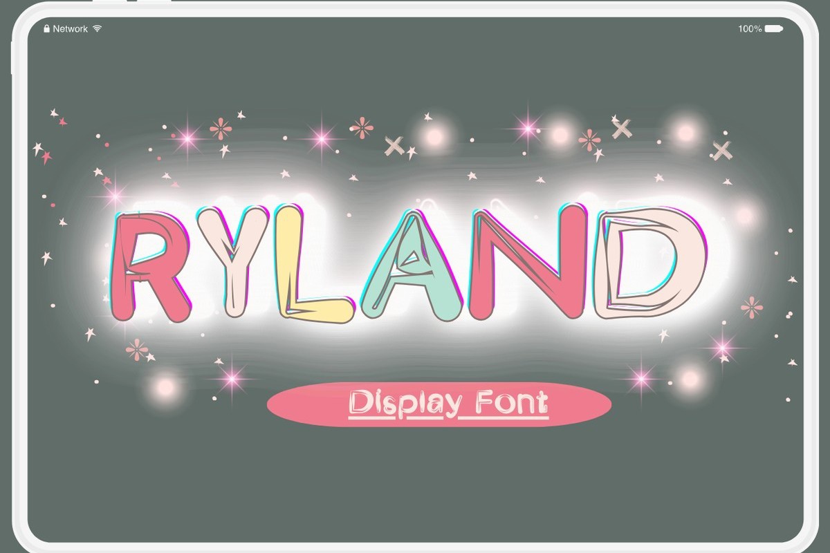 Schriftart Rуland