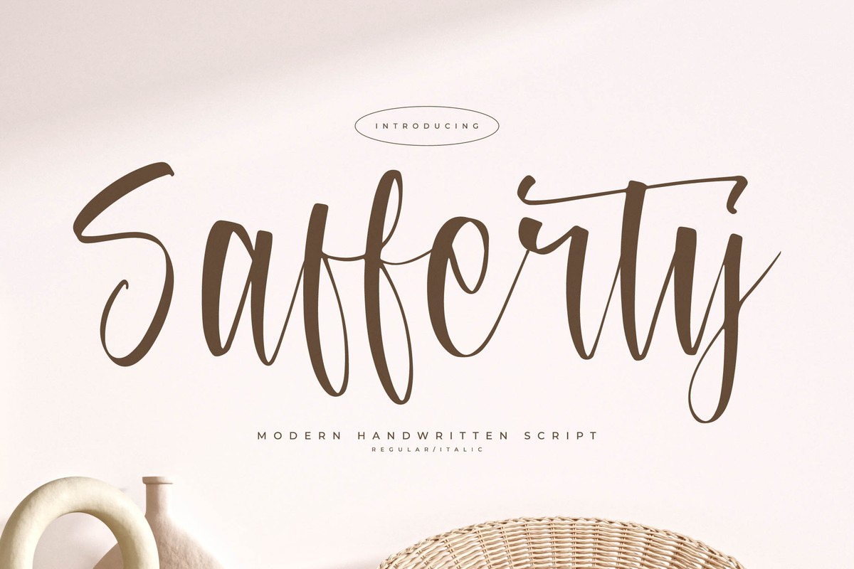 Schriftart Safferty