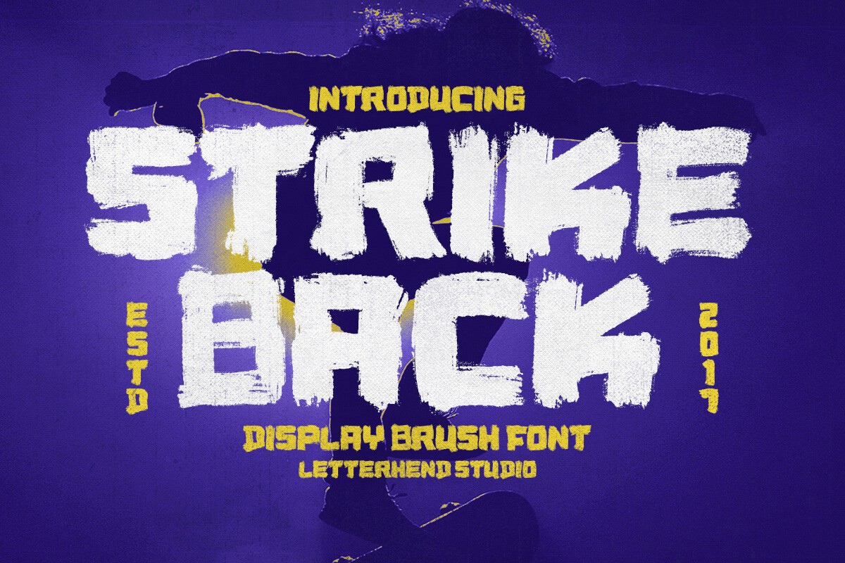 Schriftart Strike Back