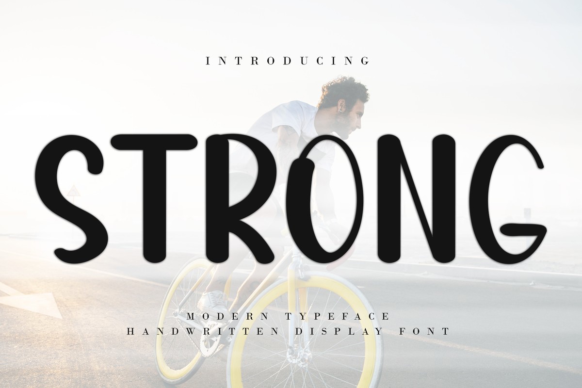 Schriftart Strong