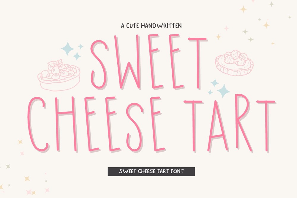 Schriftart Sweet Cheese Tart