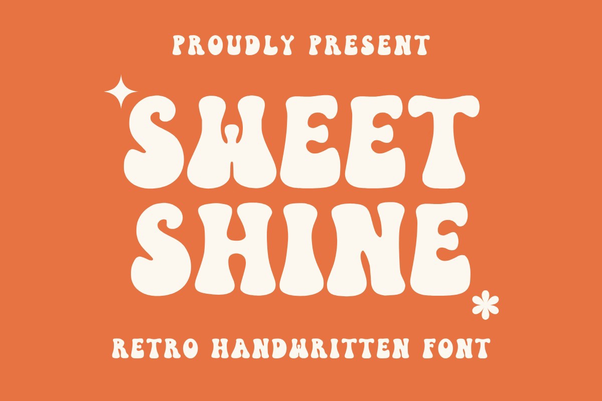 Schriftart Sweet Shine