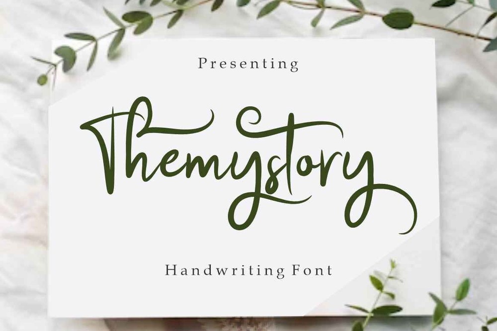 Schriftart Themystory