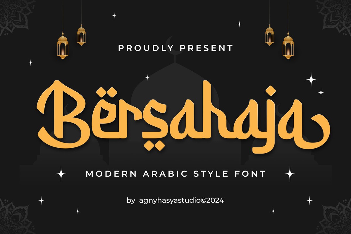 Schriftart Bersahaja