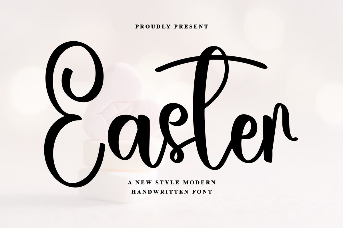 Schriftart Eastеr