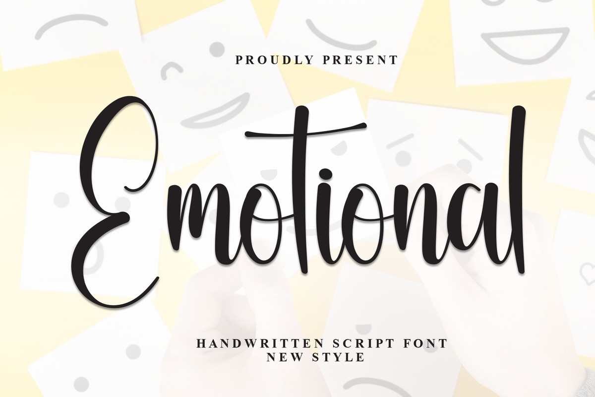 Schriftart Emotional