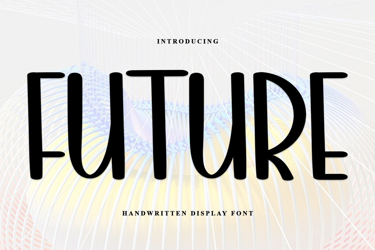 Schriftart Future