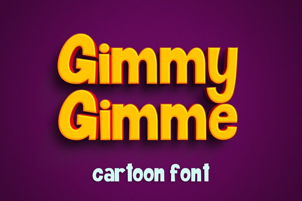 Schriftart Gimmy Gimme