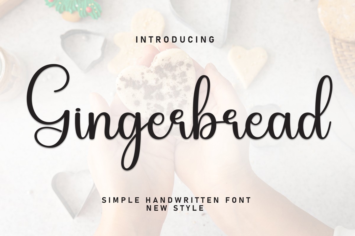 Schriftart Gingerbread