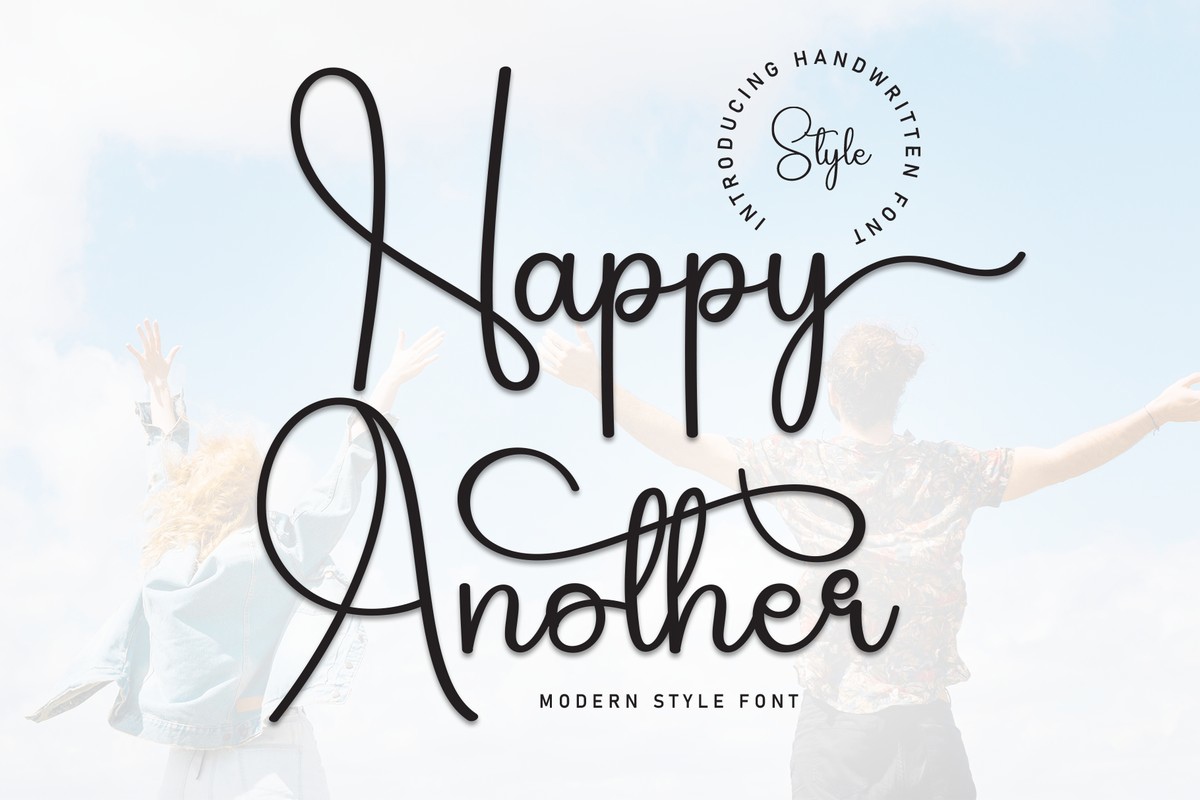 Schriftart Happy Another