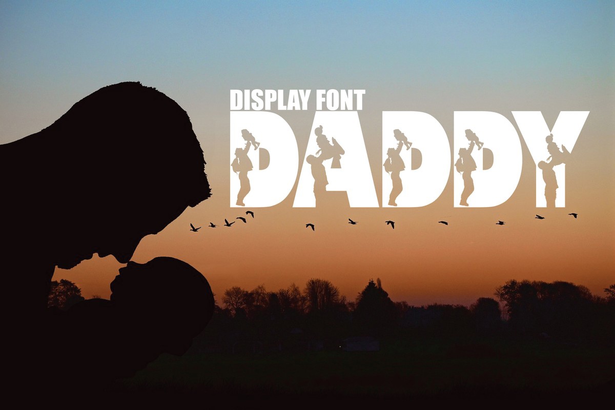 Schriftart Daddy