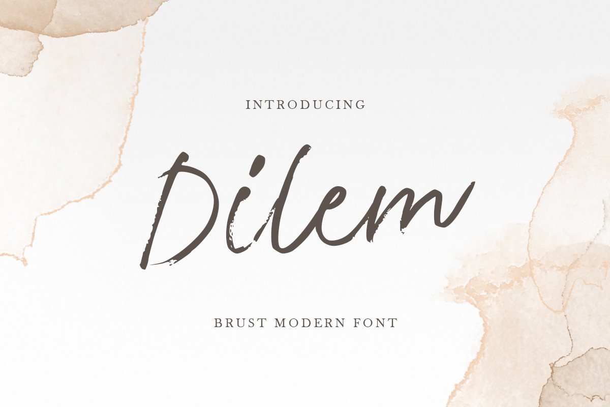 Schriftart Dilem