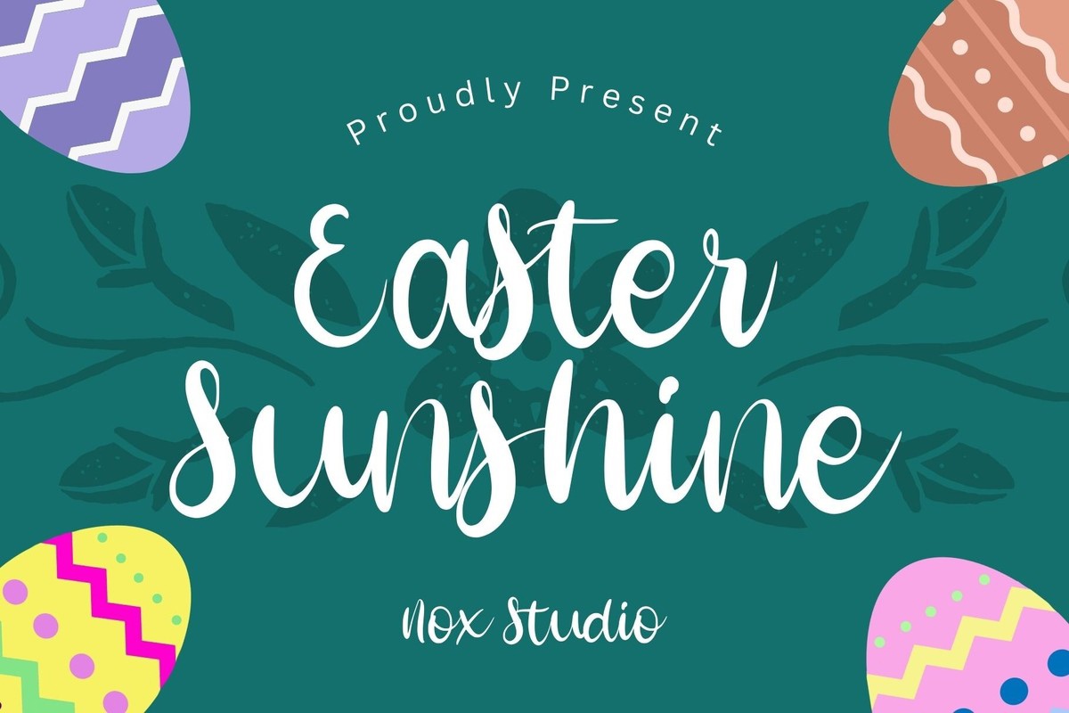 Schriftart Easter Sunshine