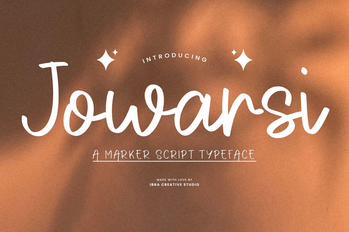 Schriftart Jowarsi