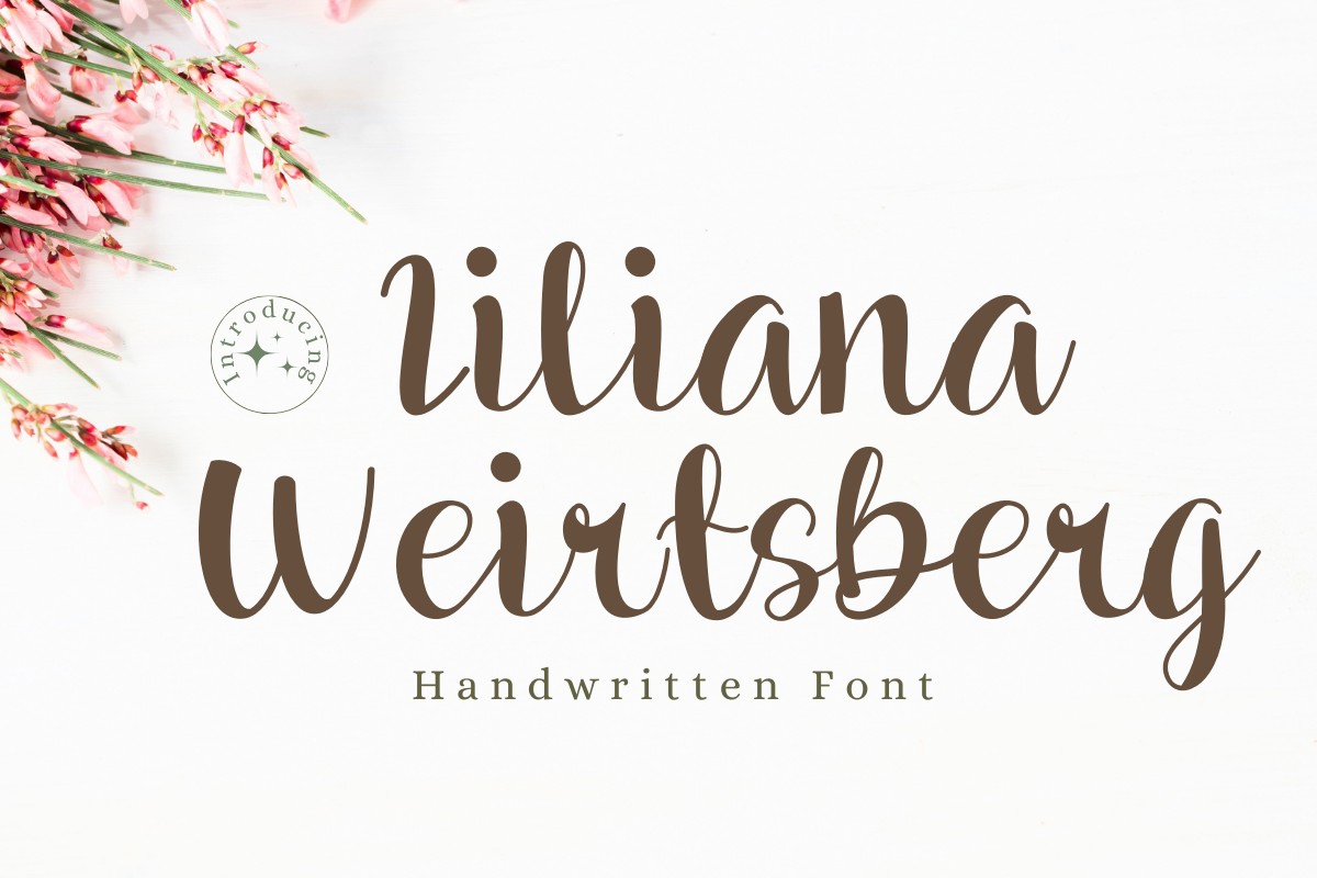 Schriftart Liliana Weirtsberg