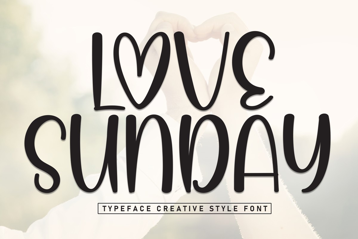 Schriftart Love Sunday