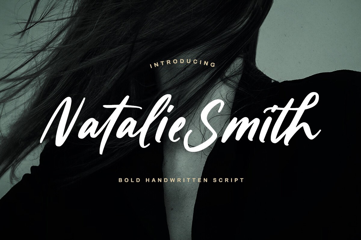 Schriftart Natalie Smith