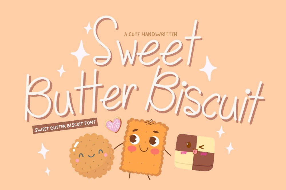 Schriftart Sweet Butter Biscuit