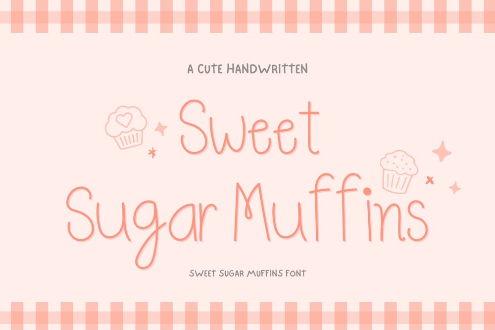 Schriftart Sweet Sugar Muffins