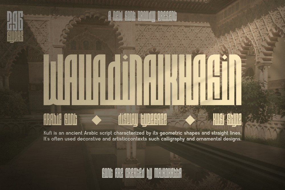 Schriftart Walladinalkhafin