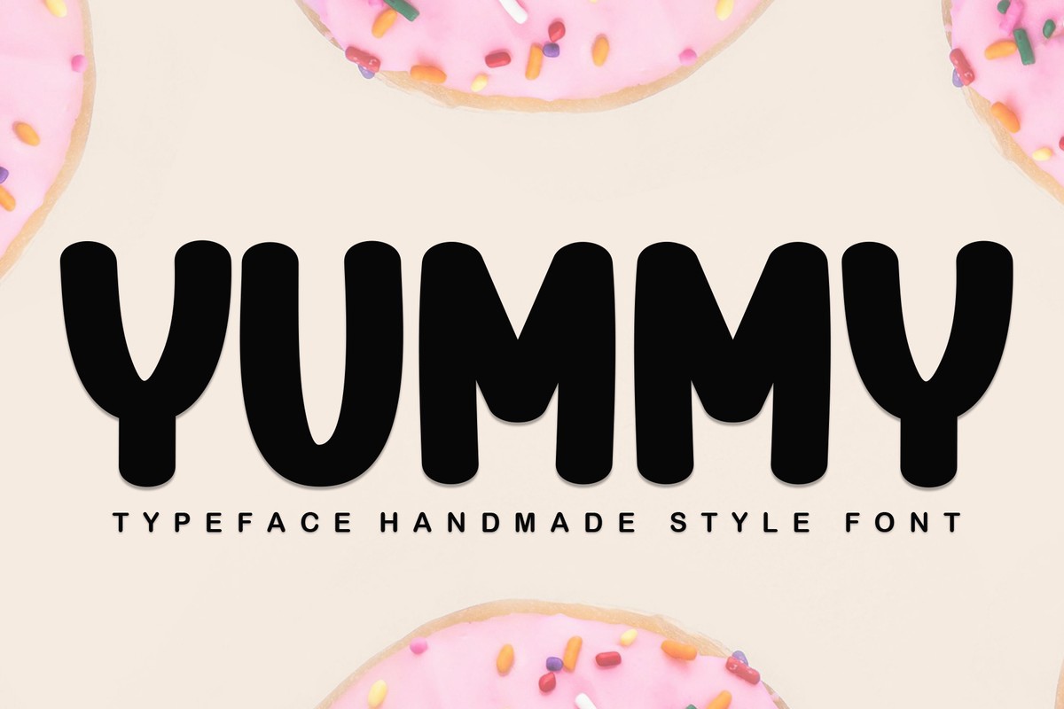 Schriftart Yummy