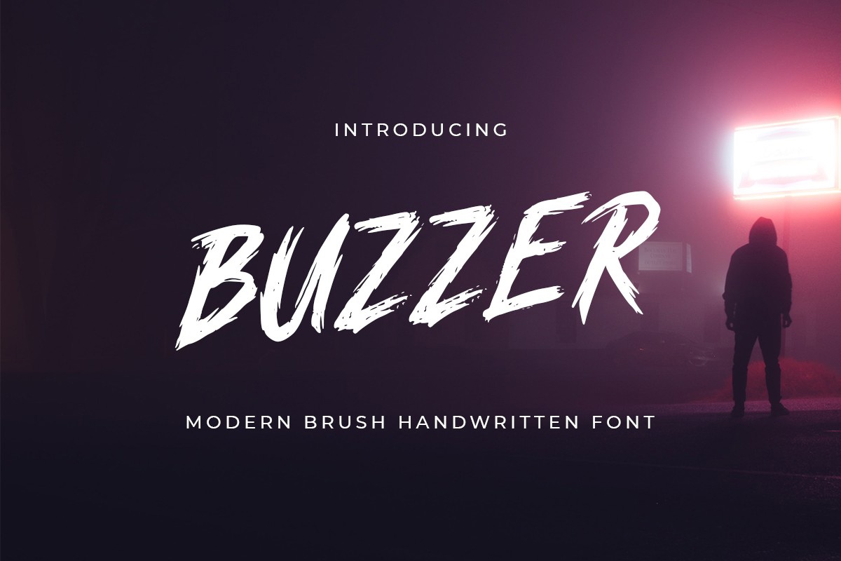 Schriftart Buzzer