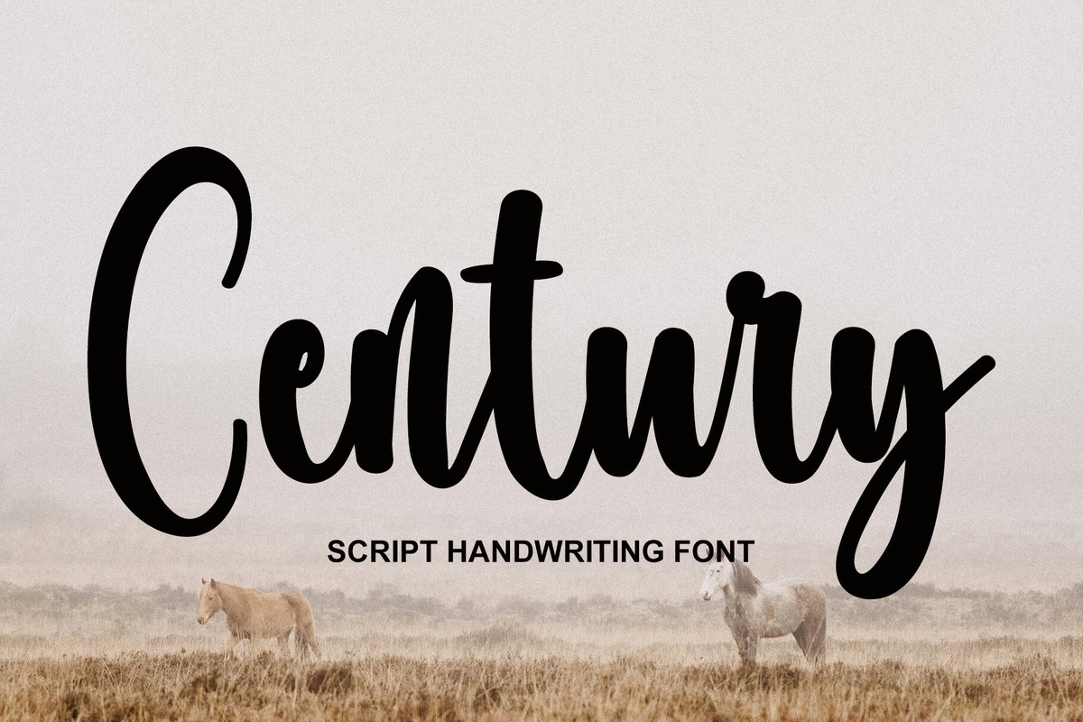 Schriftart Century