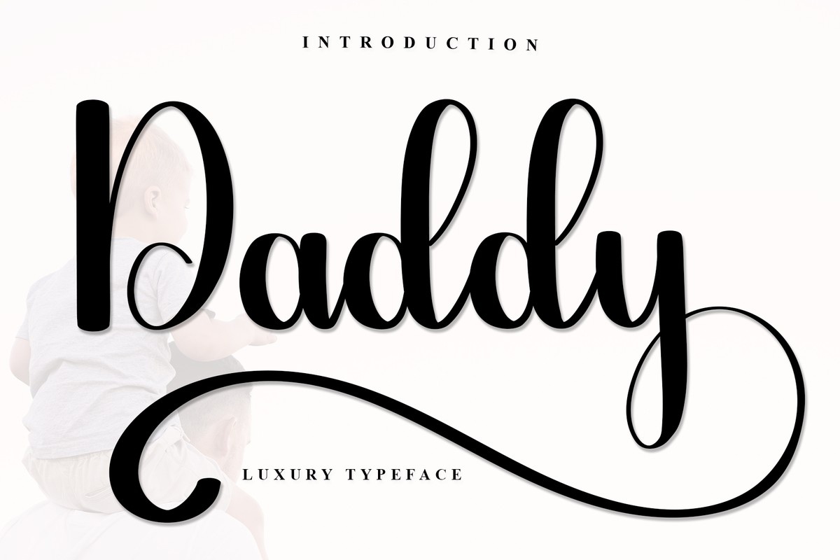 Schriftart Dаddy