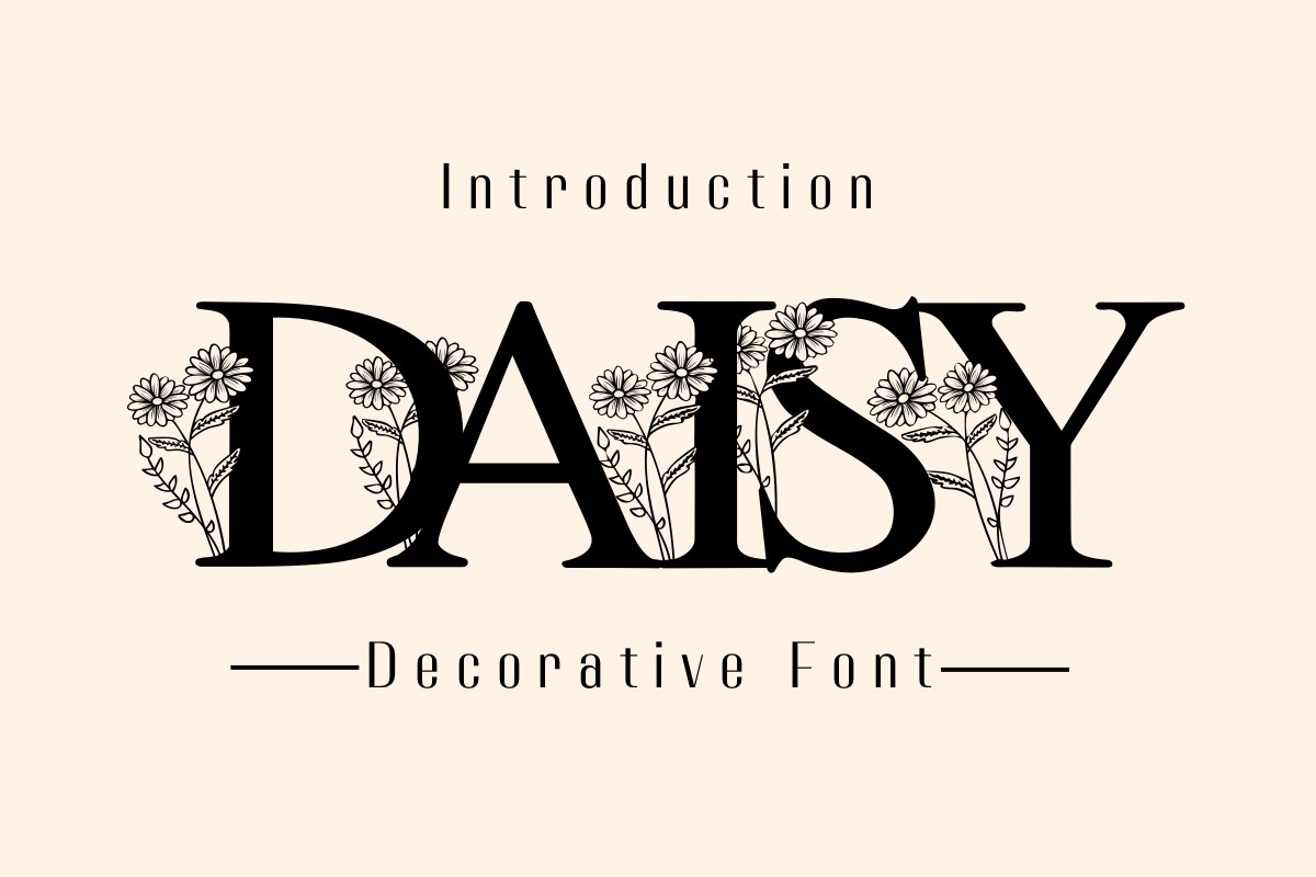 Schriftart Dаisy