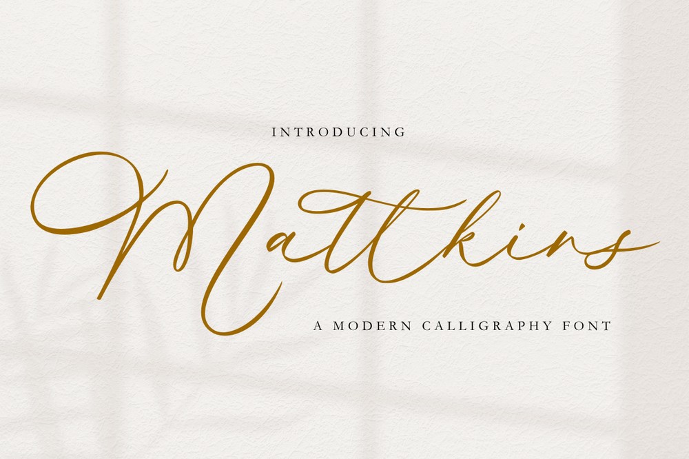 Schriftart Mattkins