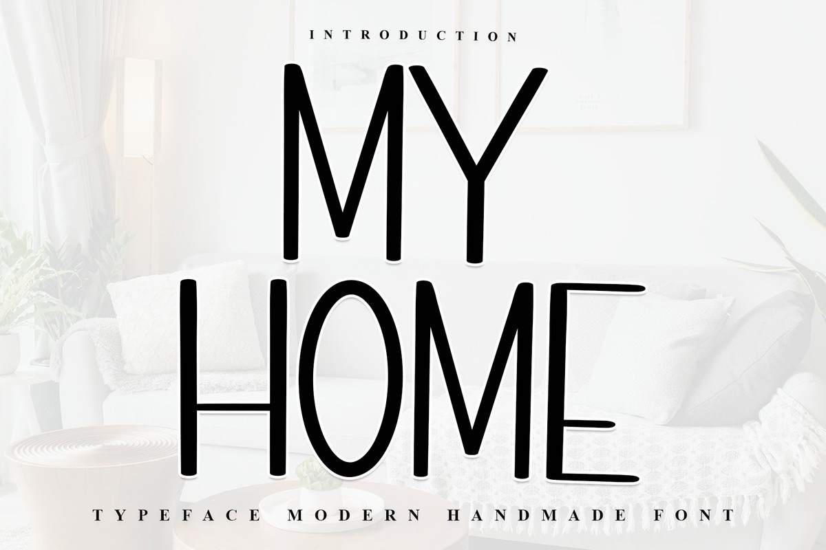 Schriftart My Home