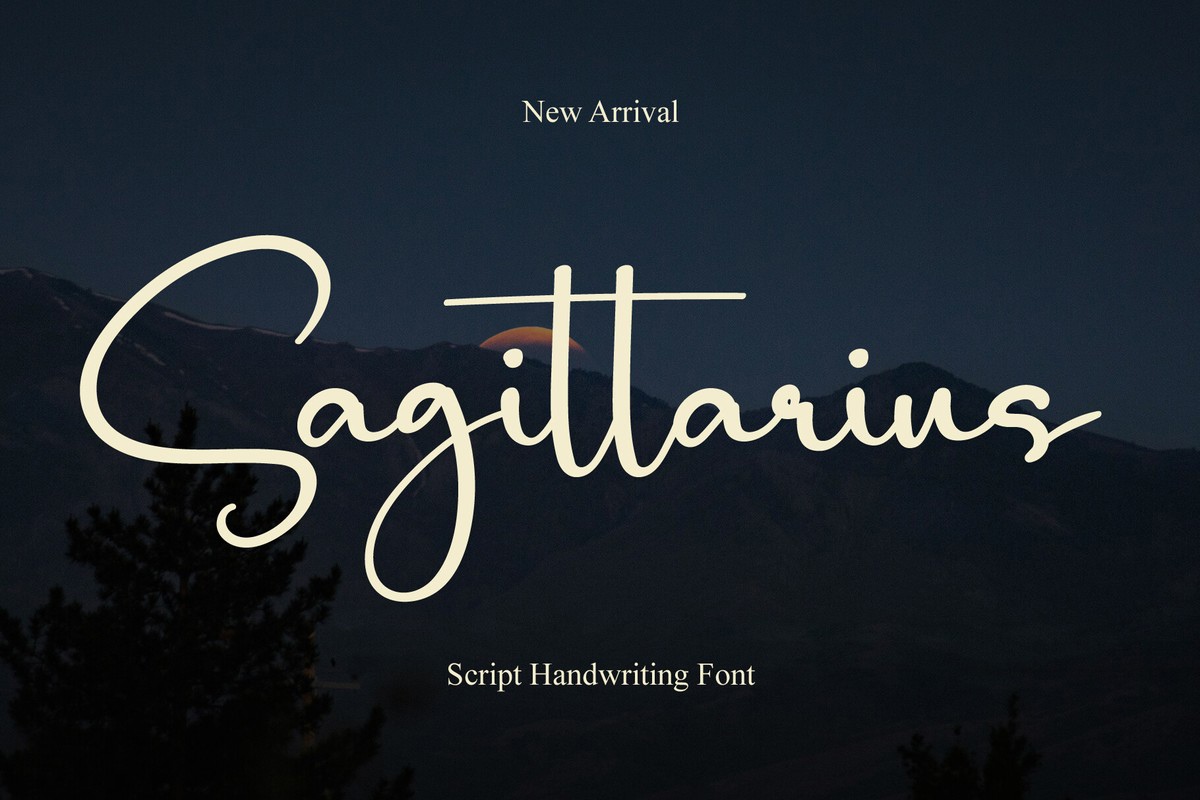 Schriftart Sagittarius