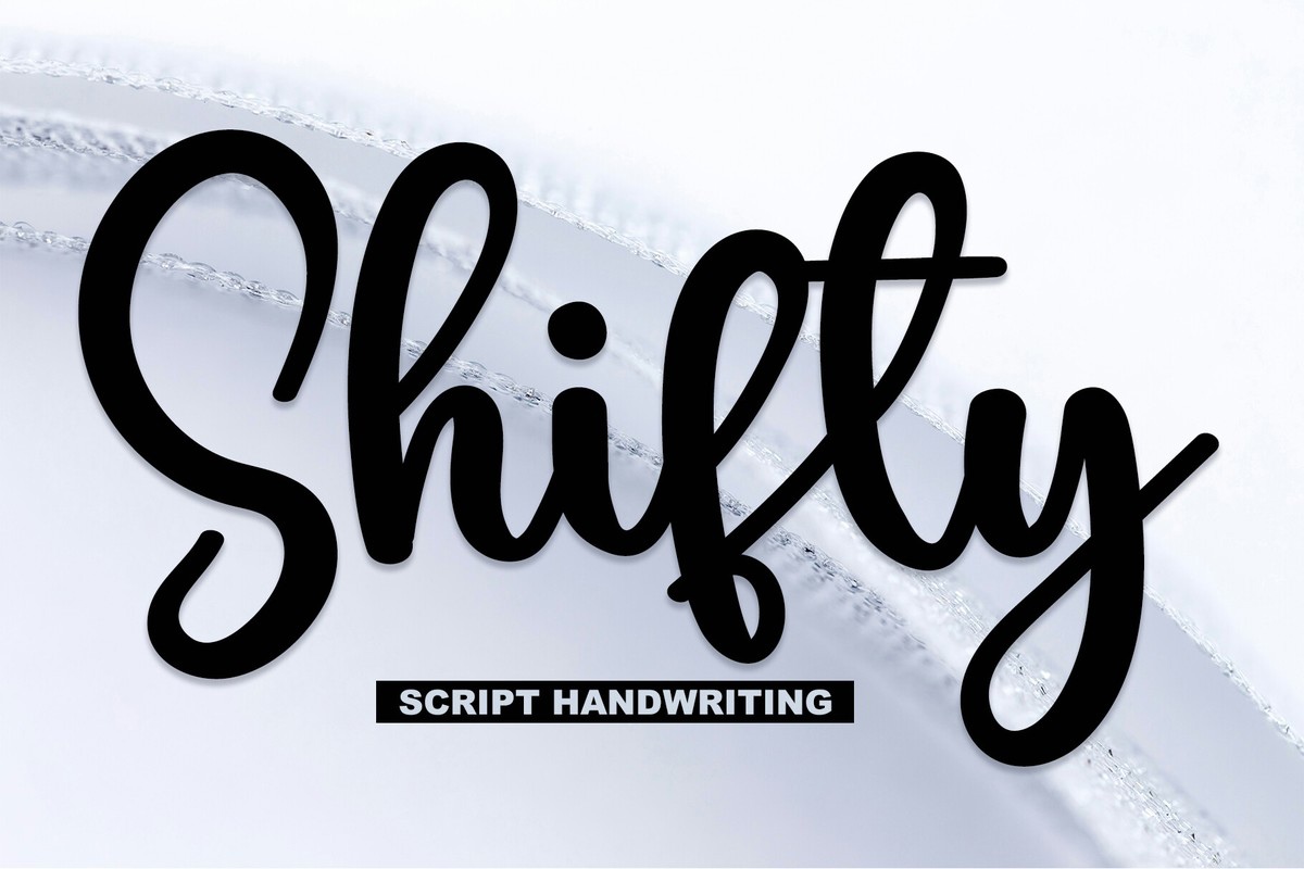 Schriftart Shifty