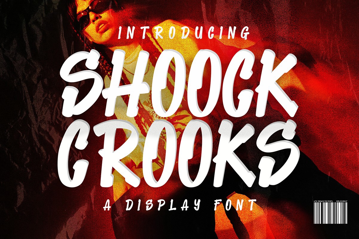 Schriftart Shoock Crooks