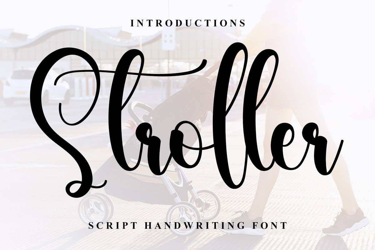 Schriftart Stroller