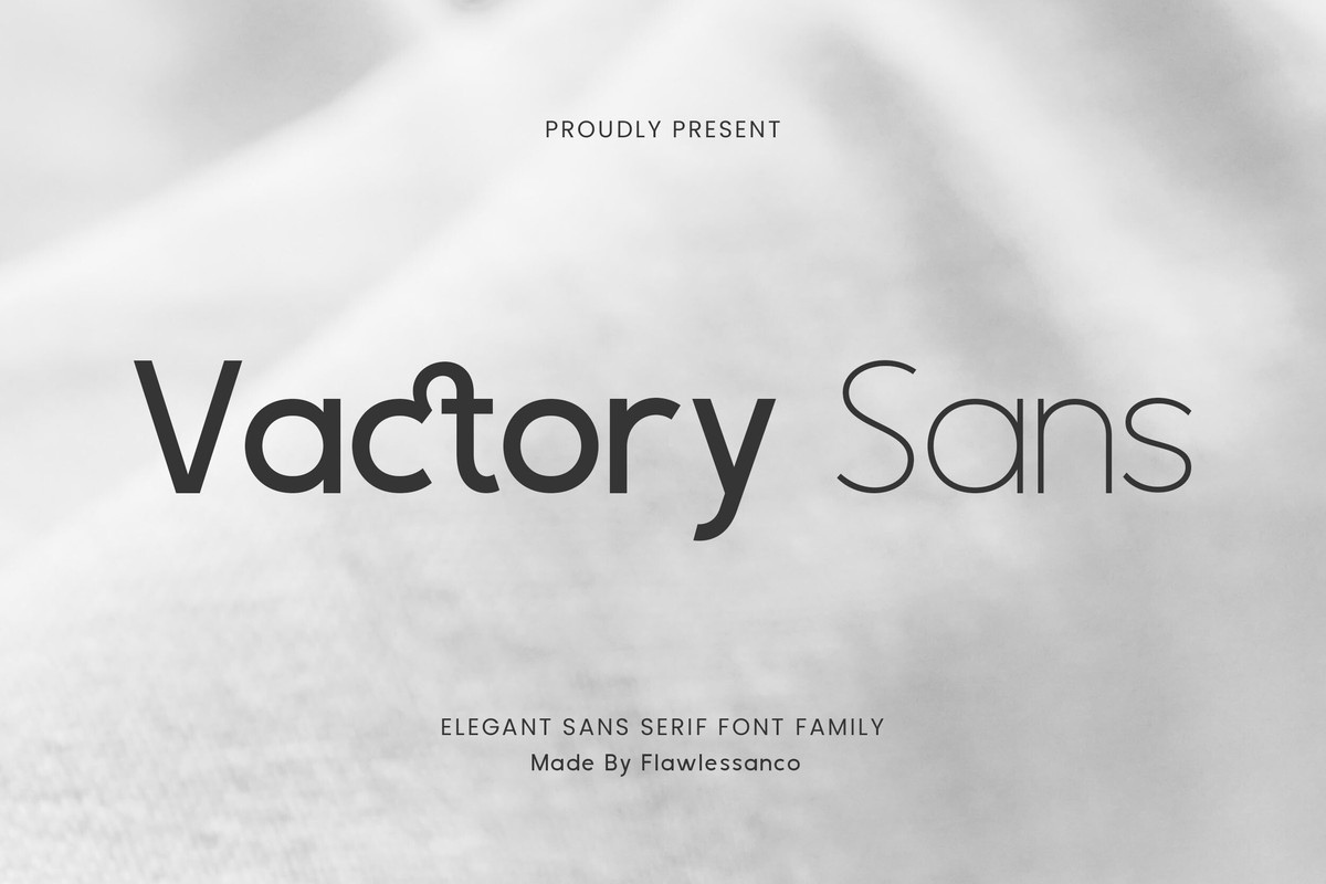 Schriftart Vactory Sans